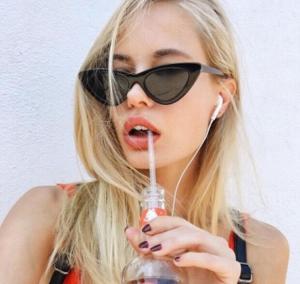 Quality Butterfly Cat Eye Frame Glasses Trendy Street Style Hot Sale Sunglasses wholesale