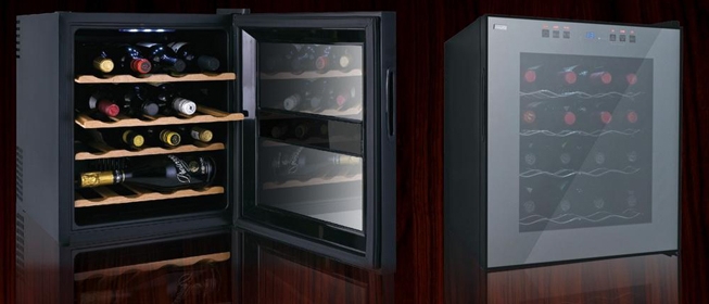 16 Bottles 48L Wine Cooler Single Zone (Thermoelectric Wine Cooler Wine Cellar)
