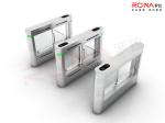 Acrylic Arm 900mm Width Pedestrian Swing Gate Bidirectional Pedestrian Turnstile