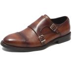 Classical Mens Lace Up Dress Shoes For Wedding , Round Toe Men'S Black Derby