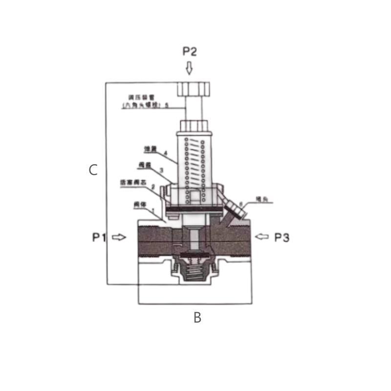304 Stainless Steel Pressure Reducing Valve Tap Water Pipe