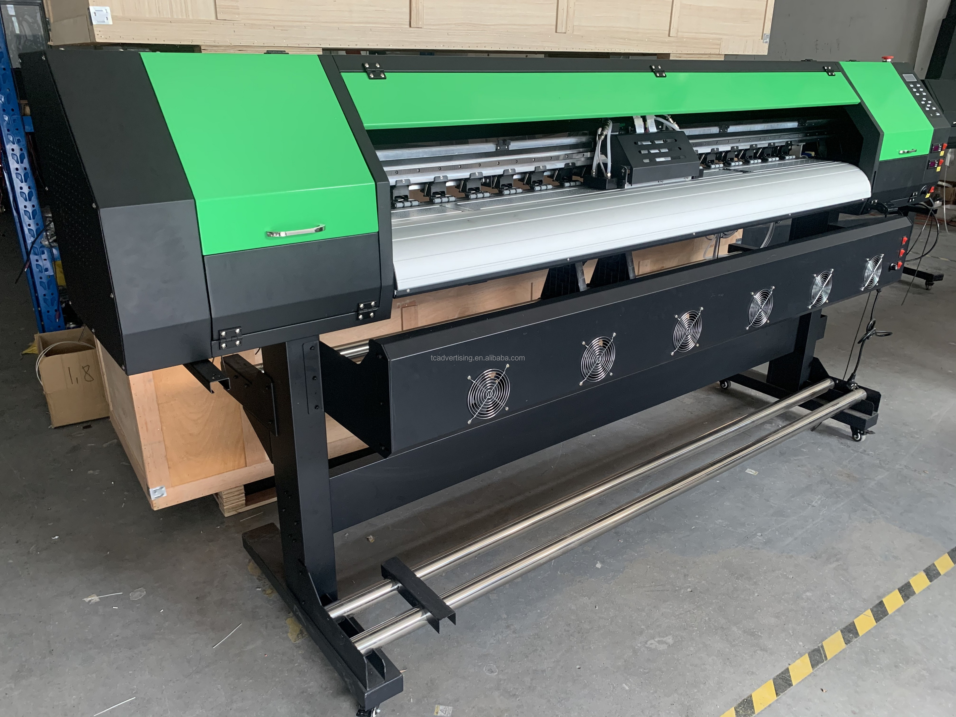 6 Colors Eco Solvent Wide Format Printer fast speed for vinyl banner