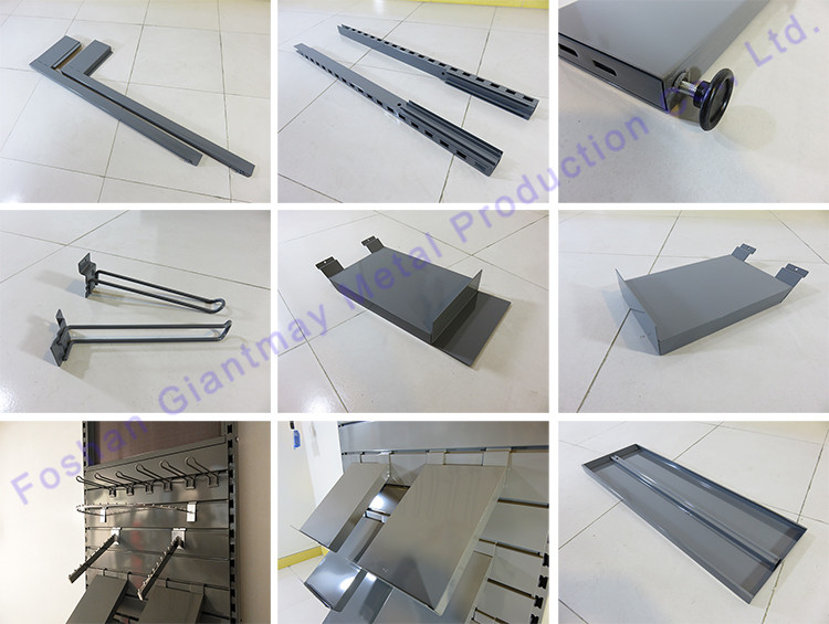 Metal Slat Wall Stand Mobile Accessories Slatwall