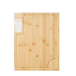 Quality Extra Large Organic Bamboo Butcher Block Cutting Board With Knife Holder And Groove wholesale