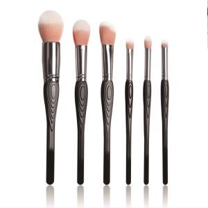 Quality 6 Pieces Premium Cosmetic Makeup Brush Set Synthetic Vegan Hair wholesale
