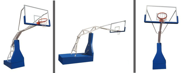 Best Selling Indoor Portable Hydraulic Basketball Stand Durable And Rust Proof