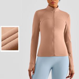 Quality Zipper Warm Horse Riding Tops Winter Plush Equestrian Jacket wholesale