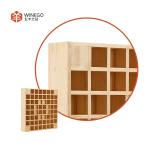 100mm Thick Wood Acoustic Diffuser Panels E1 Grade For Sound Clarity
