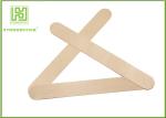 Well Polished Disposable Birch Ice Cream Wooden Spoon For Ice Cream / Yogurt