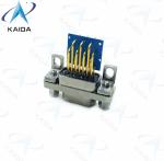J30J-15TJWP Gold Over Nickel Contact Plating MDM Series 15 Male Pins 90 Degree