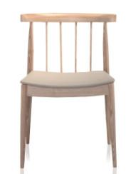 Quality smile side chair solid wood dining chair furniture wholesale