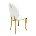 Leather Light Luxury High End Dining Room Chairs Modern Simple italian style