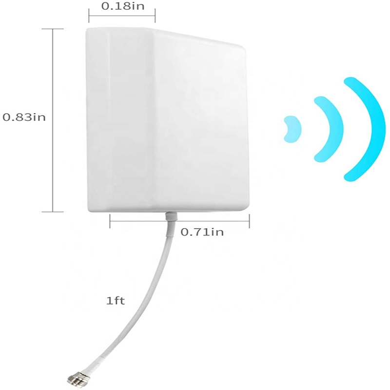 50 Ohm 2400-2483/5150-5850MHz 4G MIMO LTE Panel Antenna for Manufacturing Communication