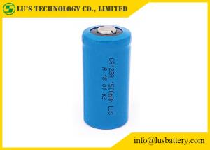 Quality CR123A 1500mah 3V Lithium Manganese Dioxide Battery Stable Performance wholesale