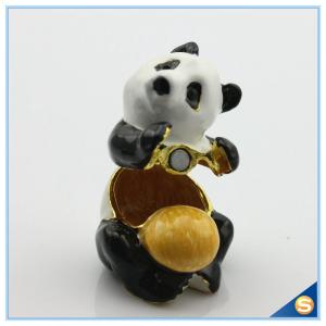 Quality Lovely Panda With Ball decorative trinket box for Girls Gift jewelry Box SCJ338-3 wholesale