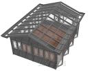 Prefab 4 Season Sunroom Polycarbonate Plexiglass Sunroom 10X20 12X12