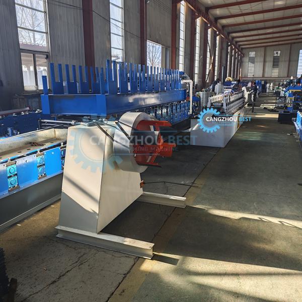 Euro Type CE Hydraulic Steel Shutter Door Making Roll Forming Machine With