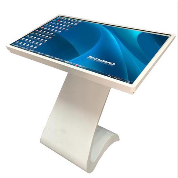 43" inch floor stand TFT LED LCD capacitive multi touch kiosk self-service terminal PC with embedded Android or Win10/11 PC