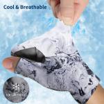 Fishing Gloves With Sun Protection, Uv Protection Silicone Anti-Slip Comfortable