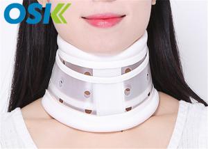 Quality Plastic Neck Injury Collar , Cervical Neck Brace Long - Term Usage CE Approved wholesale