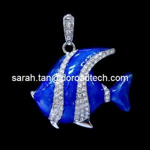 Quality Fish Shaped Jewelry USB Flash Drives wholesale