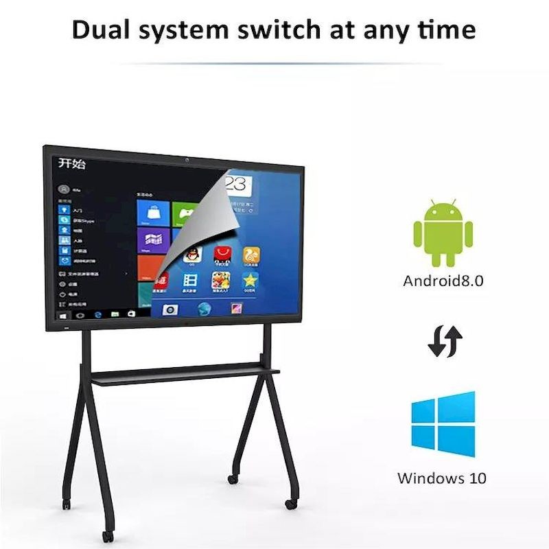 Portable IPS Capacitive Touchscreen LCD 4K PCAP Smart Board Flat Panel
