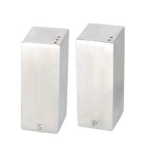 Quality 2Pcs Square Condiment bottle set SHKT-9209,Stainless steel seasoning bottle wholesale