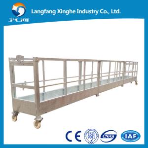 Quality construction gondola platform / rope suspended platform / suspended cradle wholesale