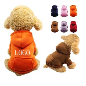 Quality OEM Cotton Fleece Pets Wearing Clothes Pet Hoodies Soft Dog Sweaters wholesale
