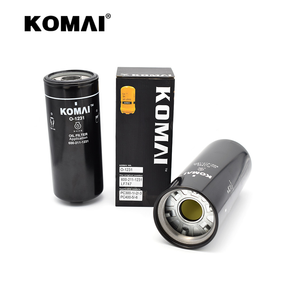 Professional Application Oil Filter For Excavator 600-211-1340 600-311-1340