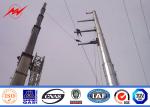 Single Arm CCTV Electrical Power Pole Steel Light Poles Custom