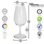 BOHEMIA Tasting Reusable Plastic Wine Glasses 220cc Food Grade Tritan ISO