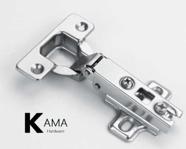 Cheap New Arrival "Push to Open" Free Handle Furniture Door Hinges Cold Rolled Steel Nickel for sale
