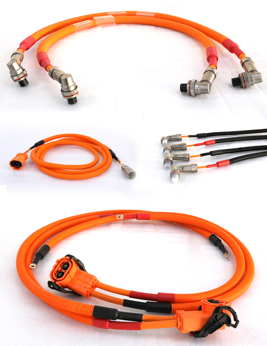 CTS Industrial Wiring Harness for Motorcycle Auto Electric Vehicle High Voltage Power Cable