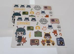 Quality 80g 128g 168g Coated Paper Sticker Labels PMS CMYK Printing wholesale