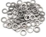 Zinc Plate Surface Double Fold Steel Flat Washers / Wedge Lock Washer DIN25201