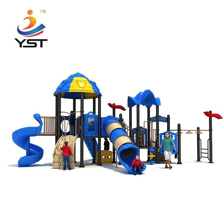 YST Large Custom Playground Slides Galvanized Pipe Outdoor Equipment Games