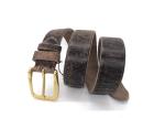 Causal Style Men Genuine Leather Belt With Classic Single Prong Buckle