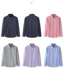Customized Logo Printing Fashion Autumn Mens Long Sleeve Shirts Plus Size Men's