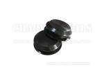 Black Nitrile NBR Rubber End Caps Oil Resistance Diameter 90mm Height 30mm