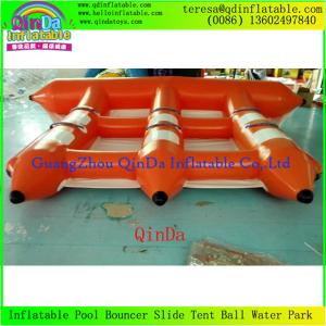 Quality Aqua Park Games Flying Fish Boat for Water Sports Equipment Fly Fishing Tube wholesale