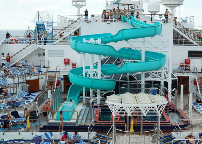 Aqua Park Spiral Water Slide , Outdoor / Indoor Commercial Swimming Pool Slides