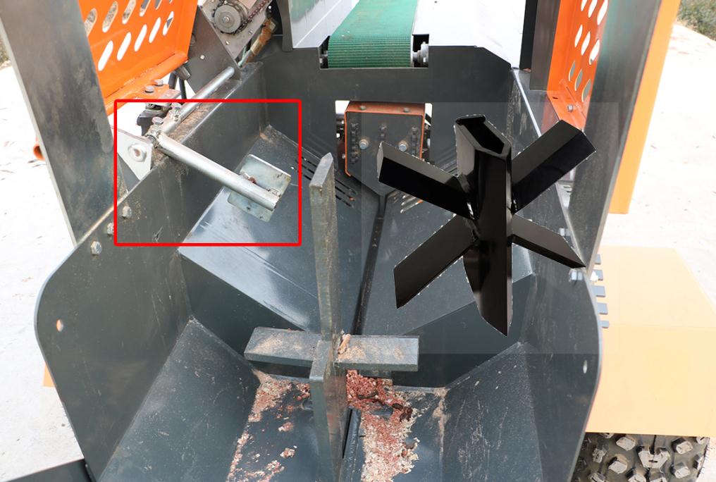 18HP Gasoline Log Splitter And Wood Shredder For Cutting Wood Branch