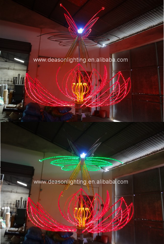 Outdoor LED Firework Light Decorations Christmas Light Decoration