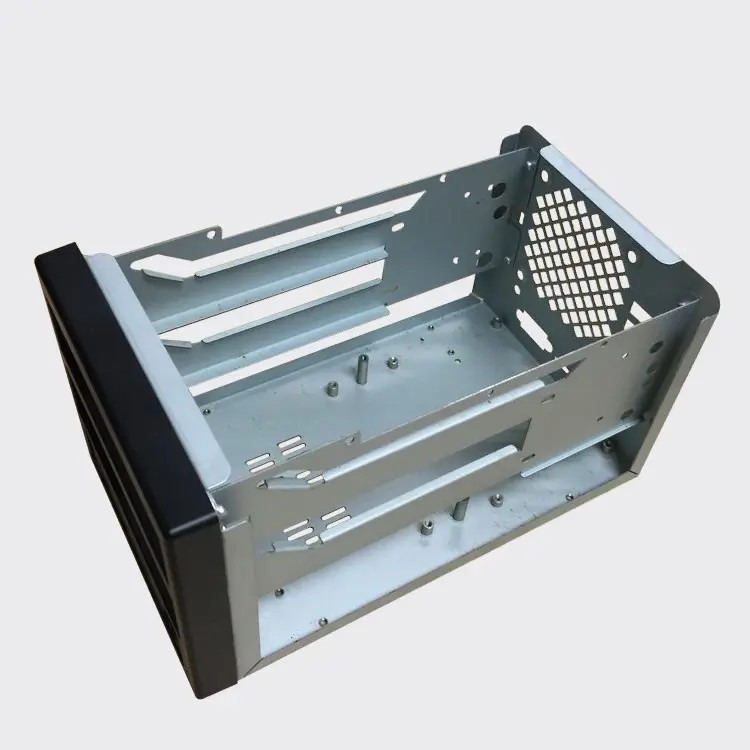Custom Press Punching Mild Steel Metal Sheet Enclosure Case Metal Fabrication