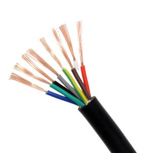 Quality 5-10 Core 1mm 1.5mm 2.5mm PVC Insulated Copper Core Soft Electric Wire wholesale