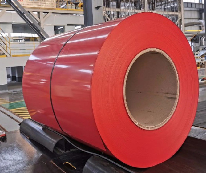 Prepainted Galvalume Steel AZ120 PPGL Steel Coil SMP DX51D For Metal Wall Panels