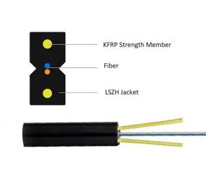 Quality FTTH GJXFH G657A LSZH Fiber Optic Cable OM1 OM2 OM3 OM4 wholesale