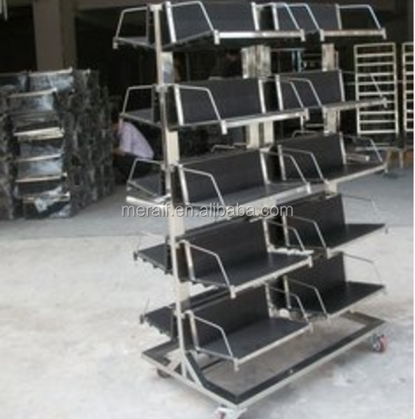 SMT Antistatic ESD Magazine Rack Anti Static PCB Storage Cart PCB RACK