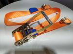Popular 50mm 5t Car Lashing Straps , Ratchet Lashing High Tenacity Polyester